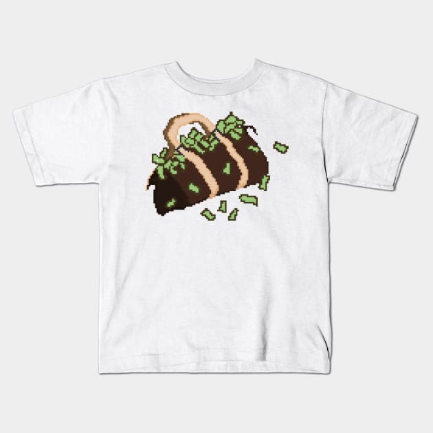 Money Bag Kids T-Shirt by brick86